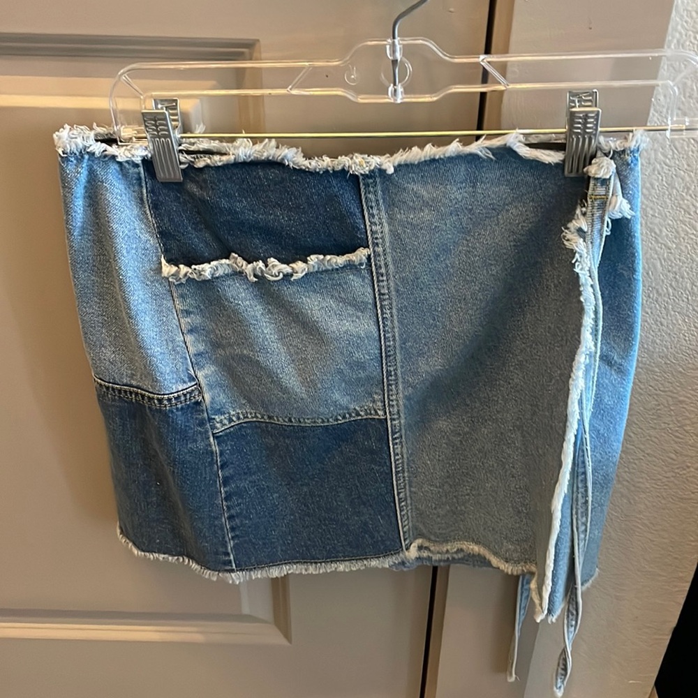 BDG Women's Blue and Navy Skirt